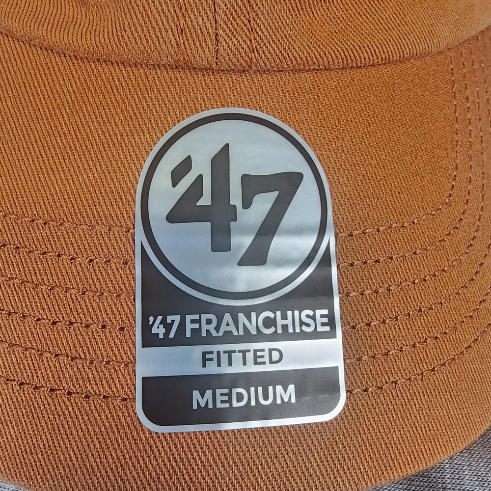 Texas Longhorns 47 Brand Franchise The Perfect Fit Fitted Hat Cap Medium - Picture 9 of 9